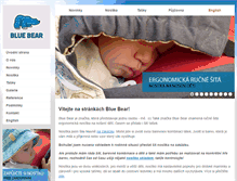 Tablet Screenshot of bluebear.cz